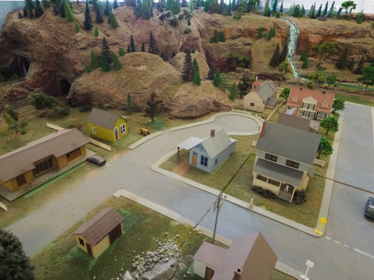 Local street & homes